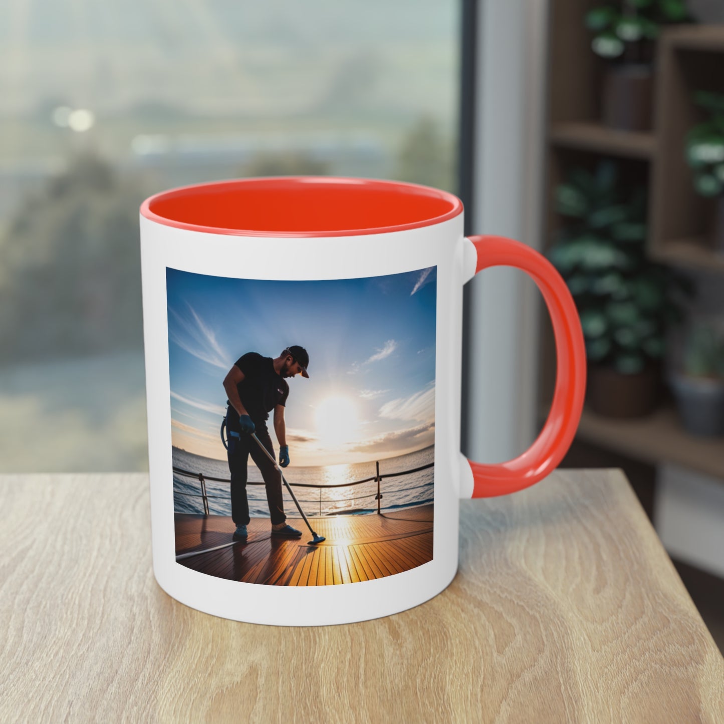 Deckhand Two-Tone Coffee Mug, 11oz - Yachtishop - Living the Dream