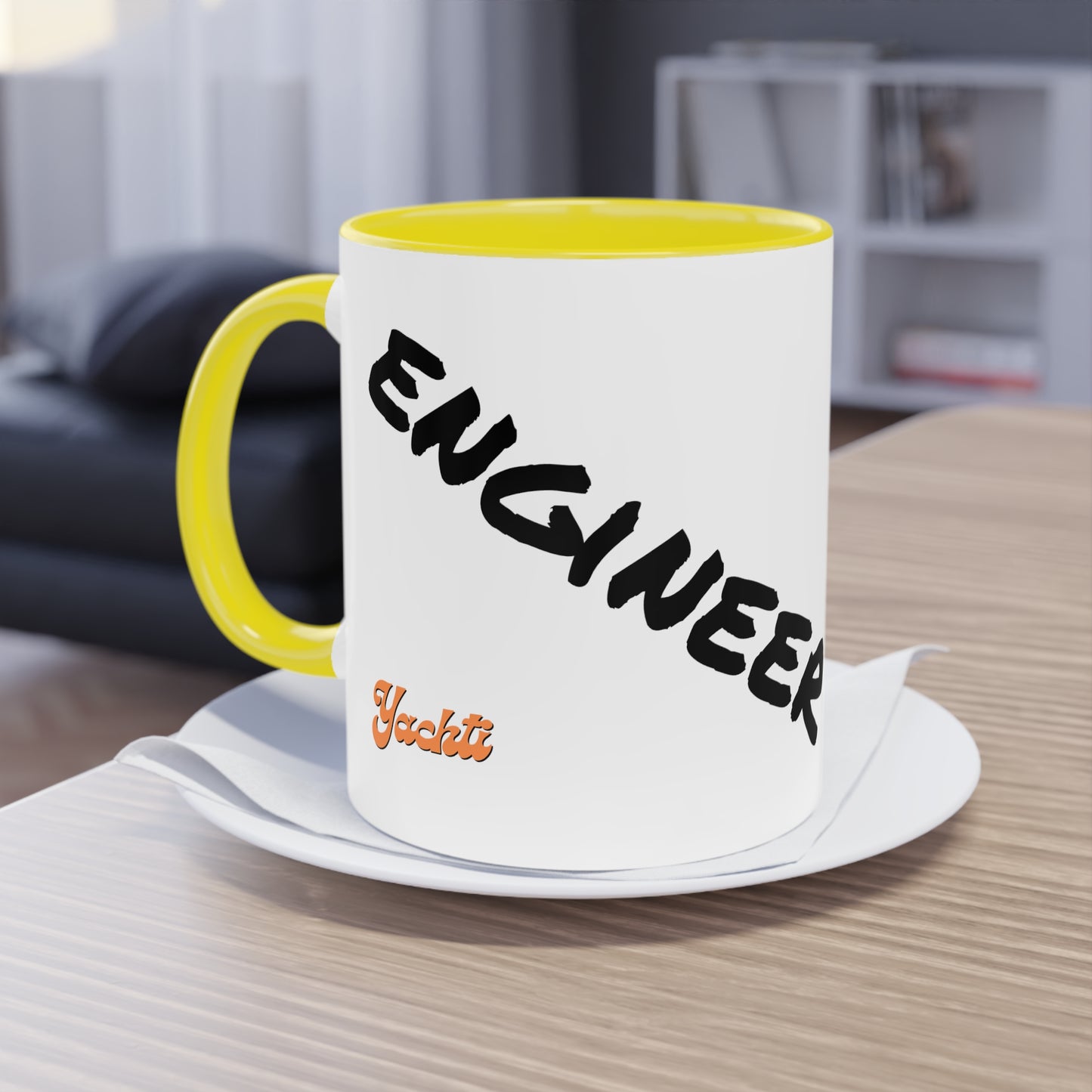 EngineerTwo-Tone Coffee Mug, 11oz - Yachtishop - Living the Dream