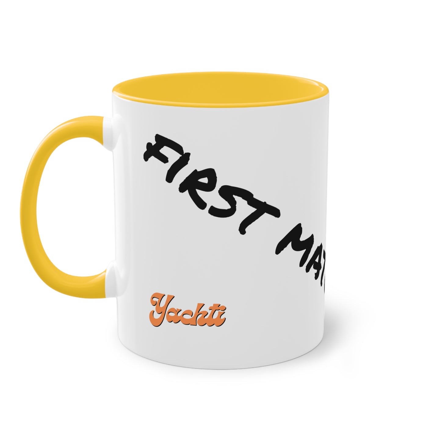 First Mate Two-Tone Coffee Mug, 11oz - Yachtishop - Living the Dream