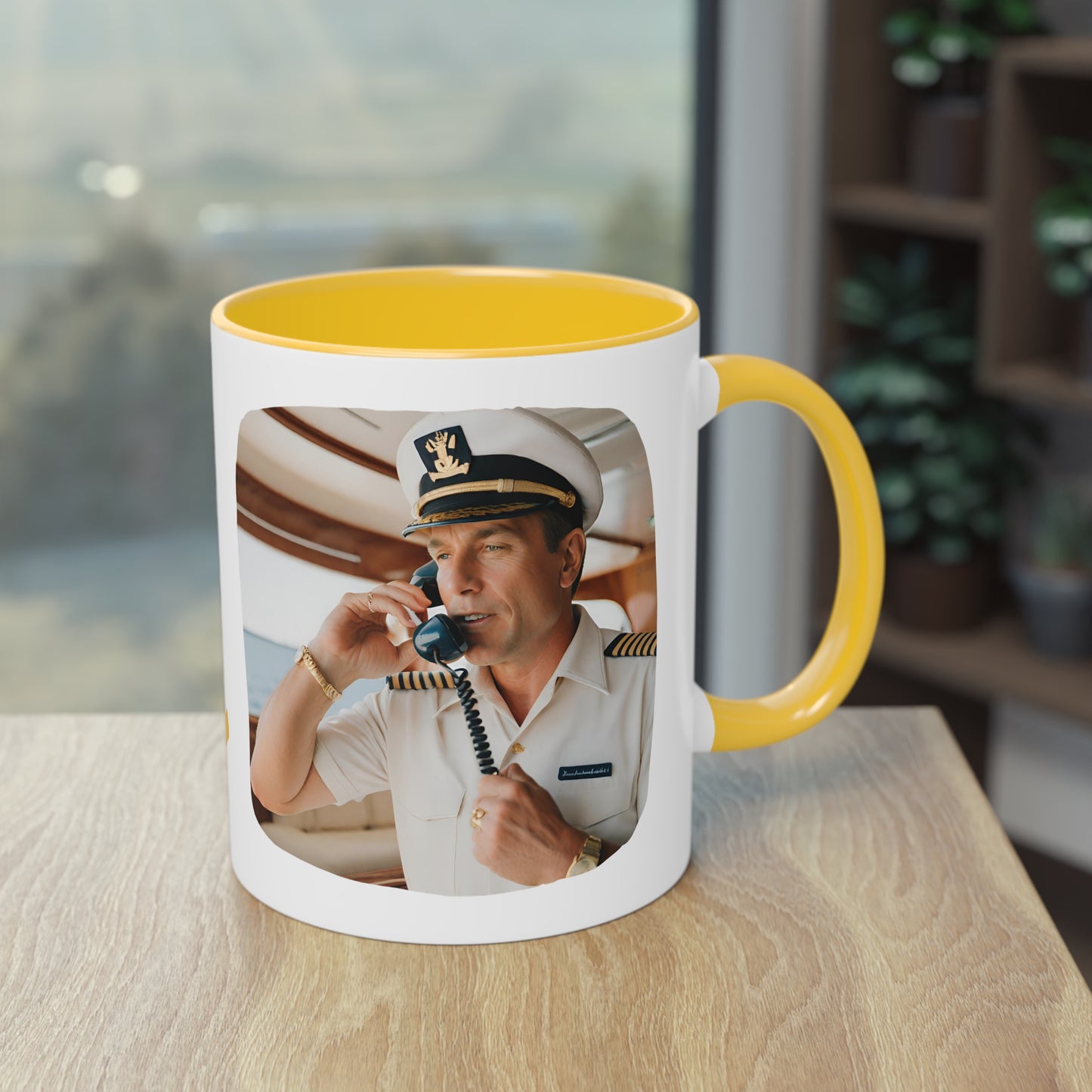 Captain Two-Tone Coffee Mug, 11oz - Yachtishop - Living the Dream