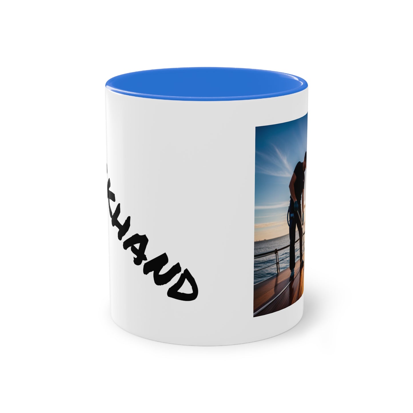 Deckhand Two-Tone Coffee Mug, 11oz - Yachtishop - Living the Dream