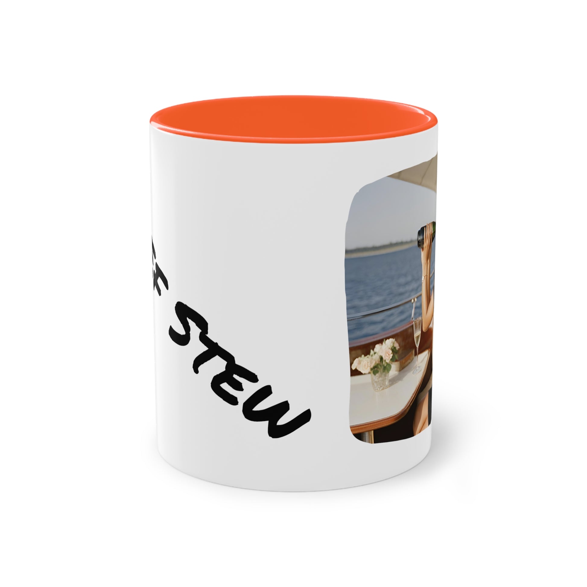 Chief StewTwo-Tone Coffee Mug, 11oz - Yachtishop - Living the Dream