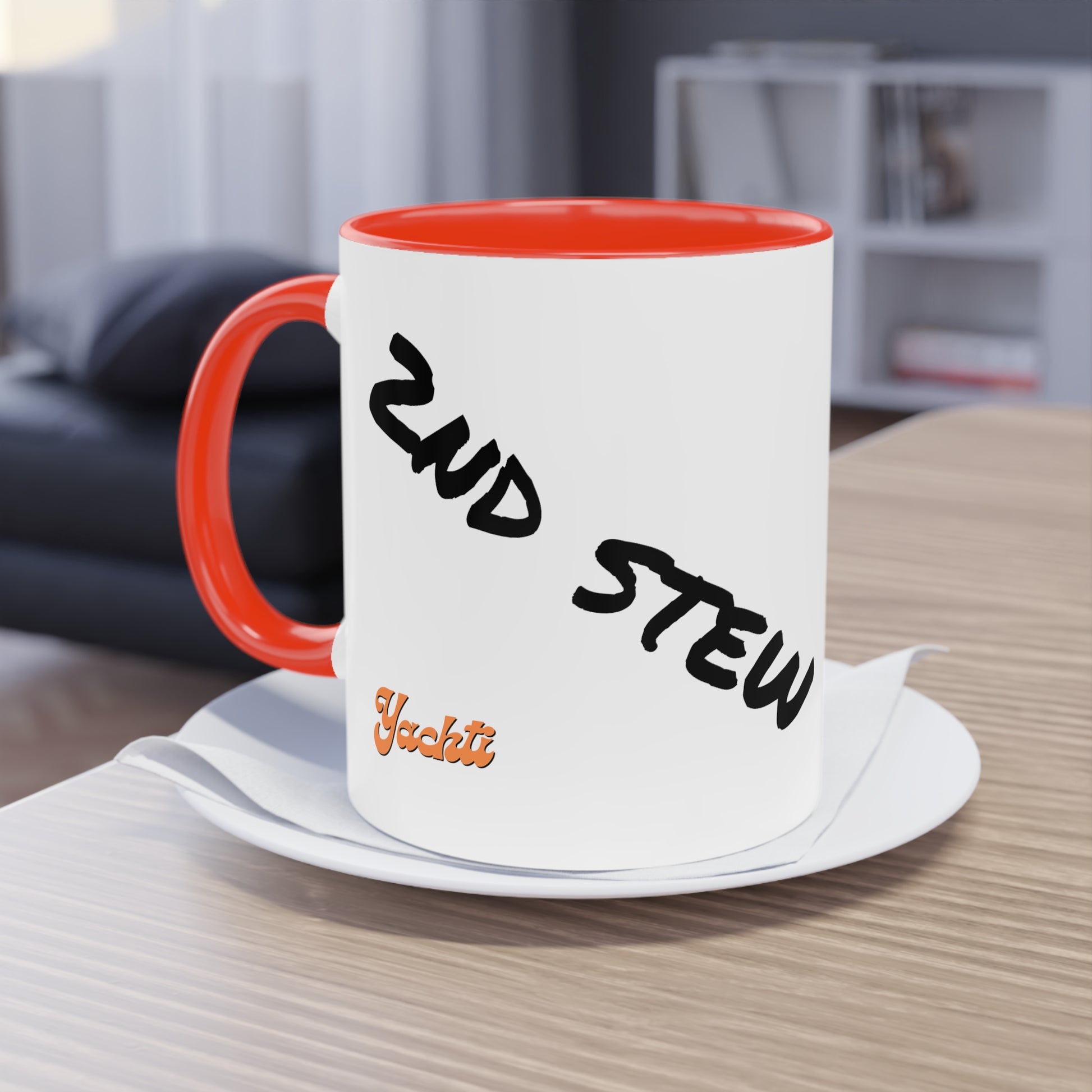 2nd Stew Two-Tone Coffee Mug, 11oz - Yachtishop - Living the Dream