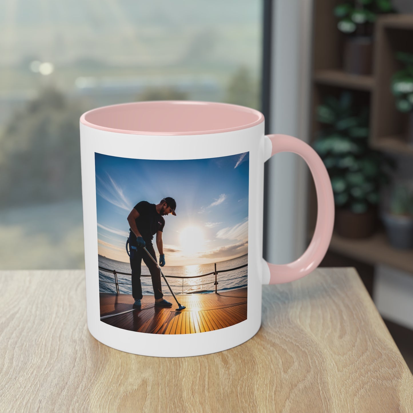 Deckhand Two-Tone Coffee Mug, 11oz - Yachtishop - Living the Dream