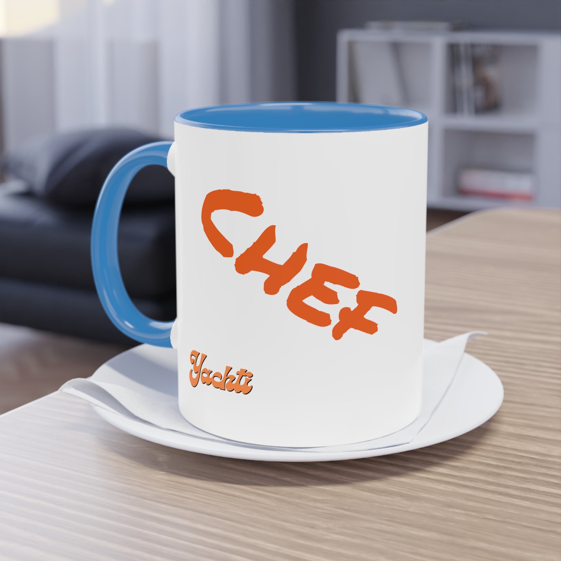 Chef Two-Tone Coffee Mug, 11oz - Yachtishop - Living the Dream