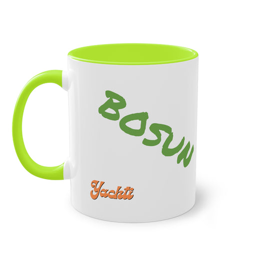 Bosun Two-Tone Coffee Mug, 11oz - Yachtishop - Living the Dream