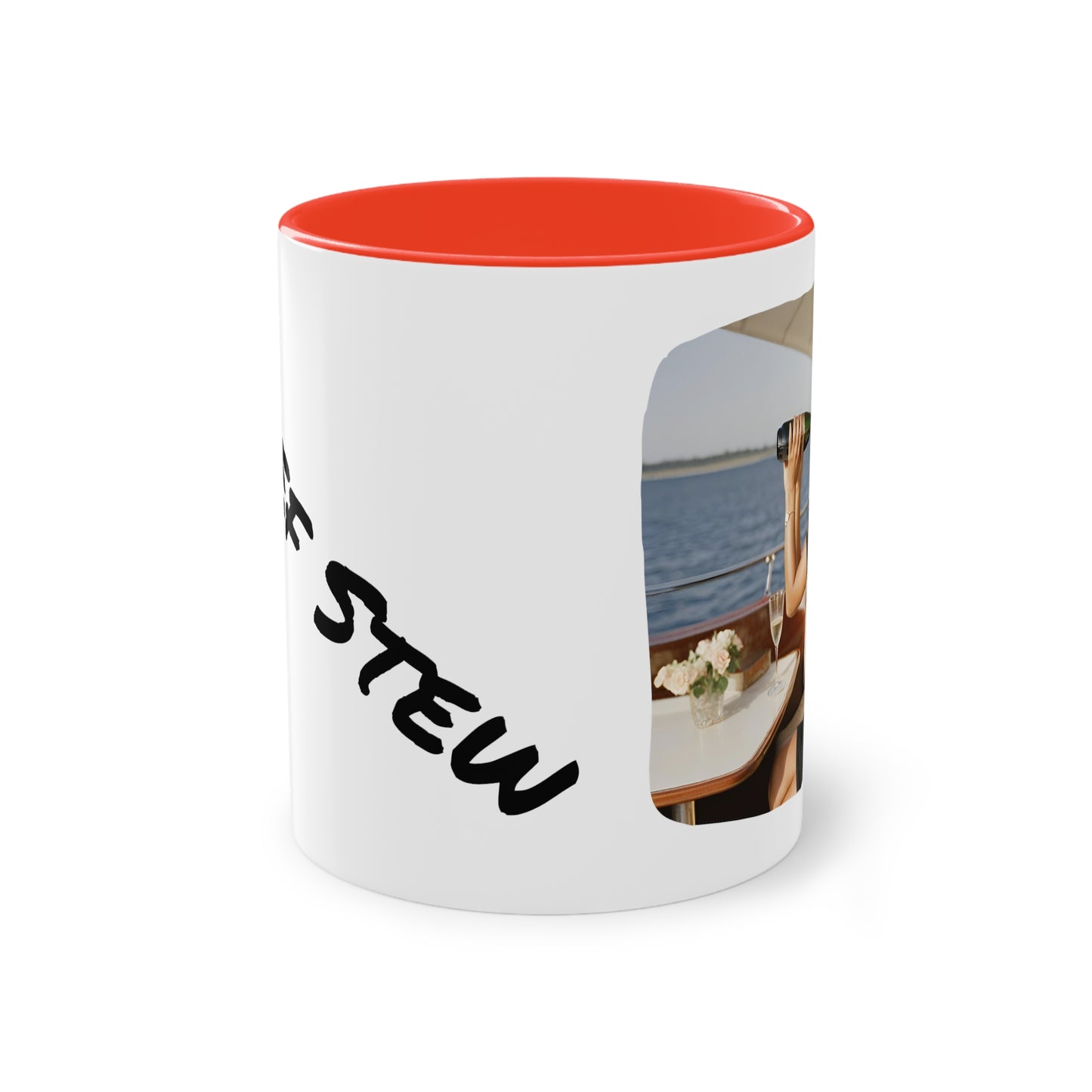 Chief StewTwo-Tone Coffee Mug, 11oz - Yachtishop - Living the Dream