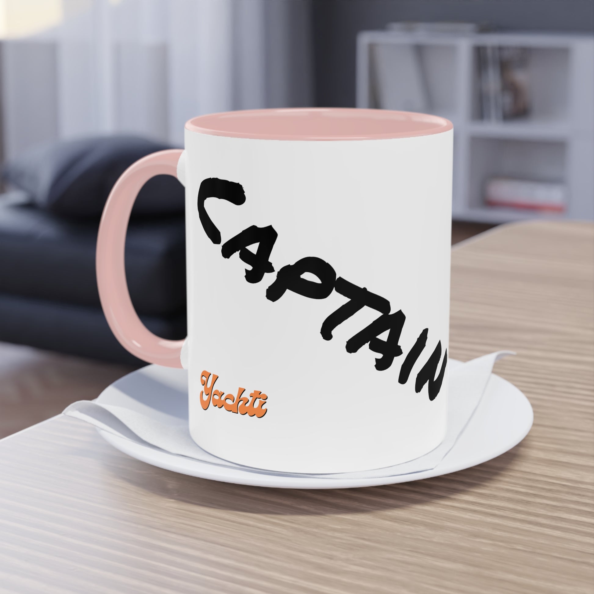 Captain Two-Tone Coffee Mug, 11oz - Yachtishop - Living the Dream