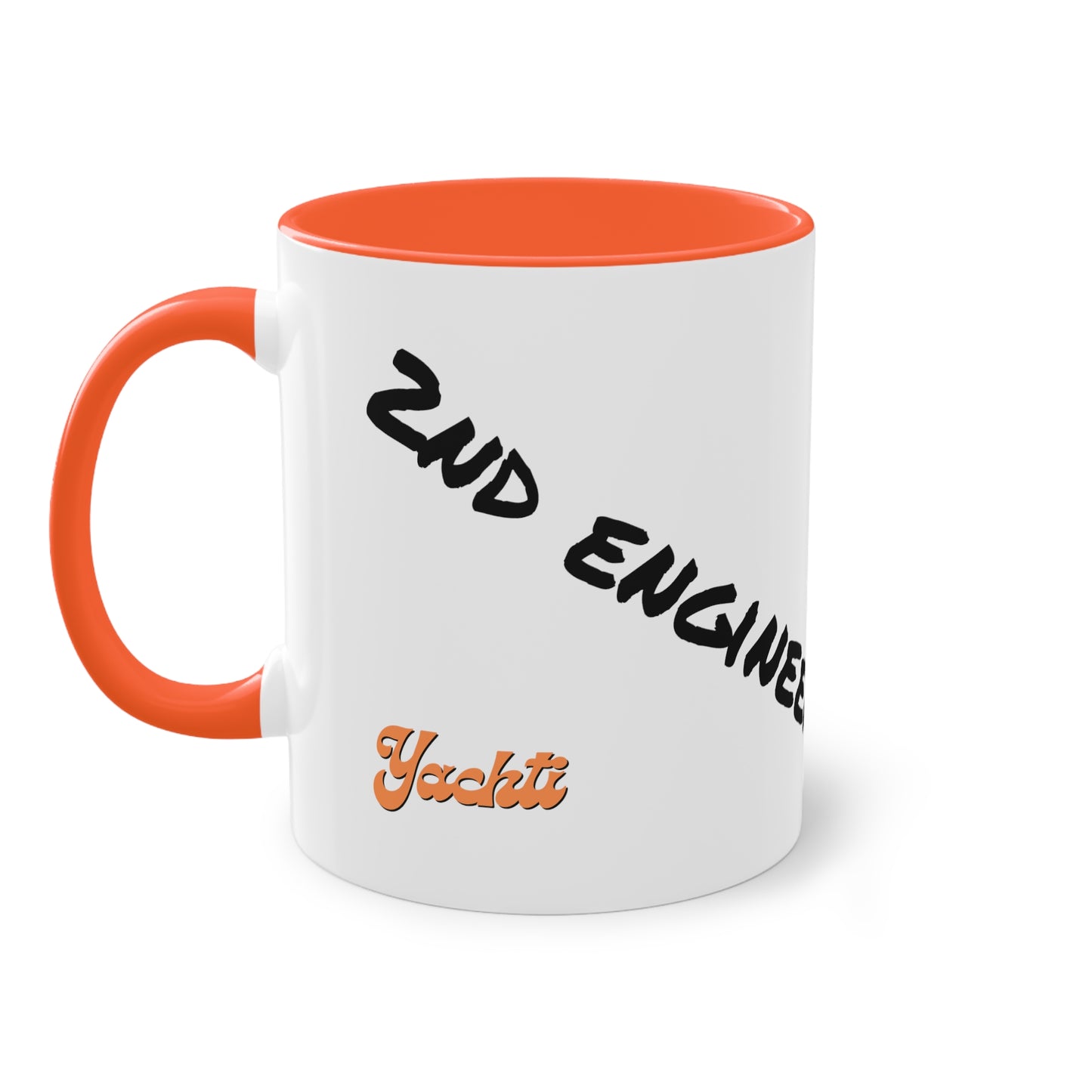 2nd EngineerTwo-Tone Coffee Mug, 11oz - Yachtishop - Living the Dream