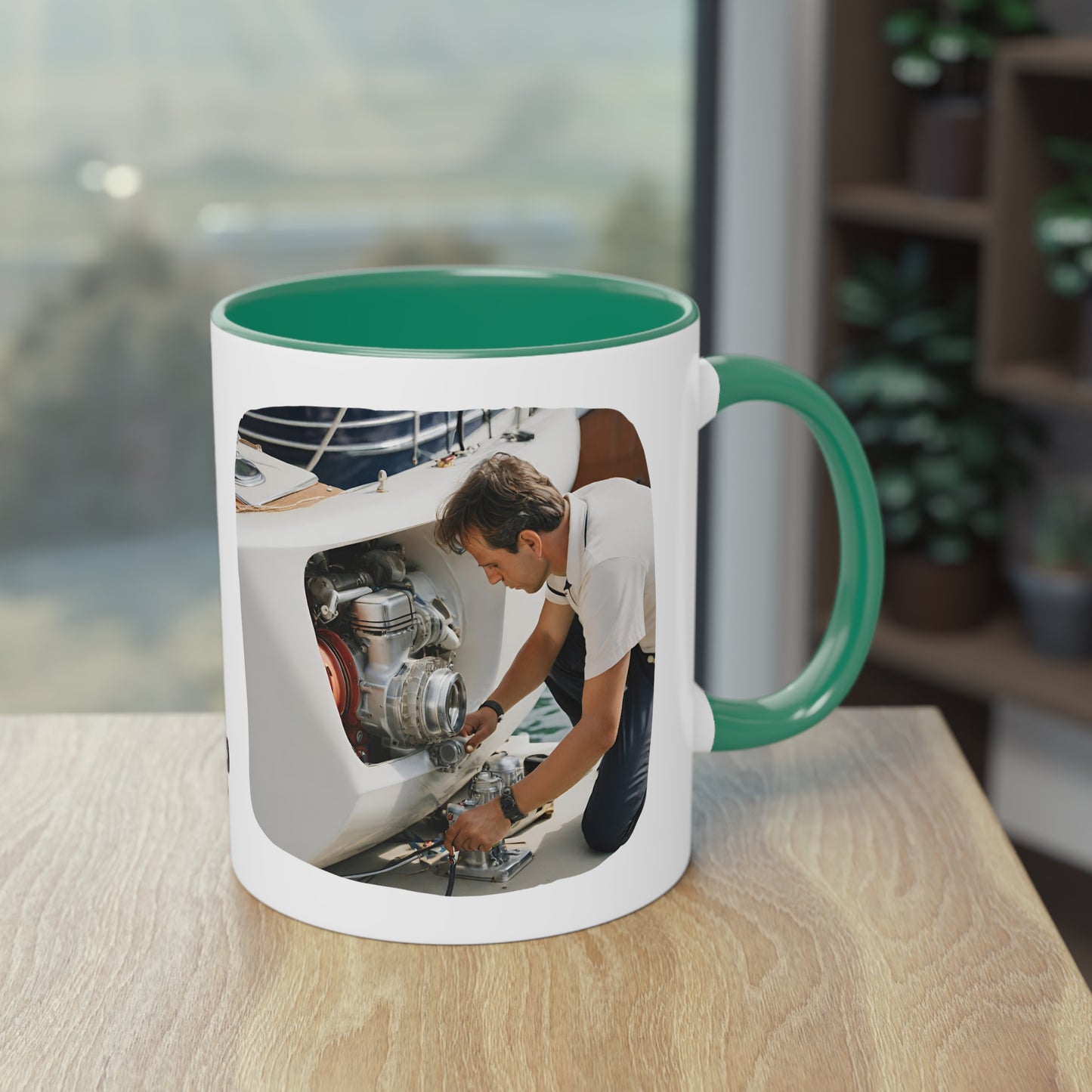 2nd EngineerTwo-Tone Coffee Mug, 11oz - Yachtishop - Living the Dream