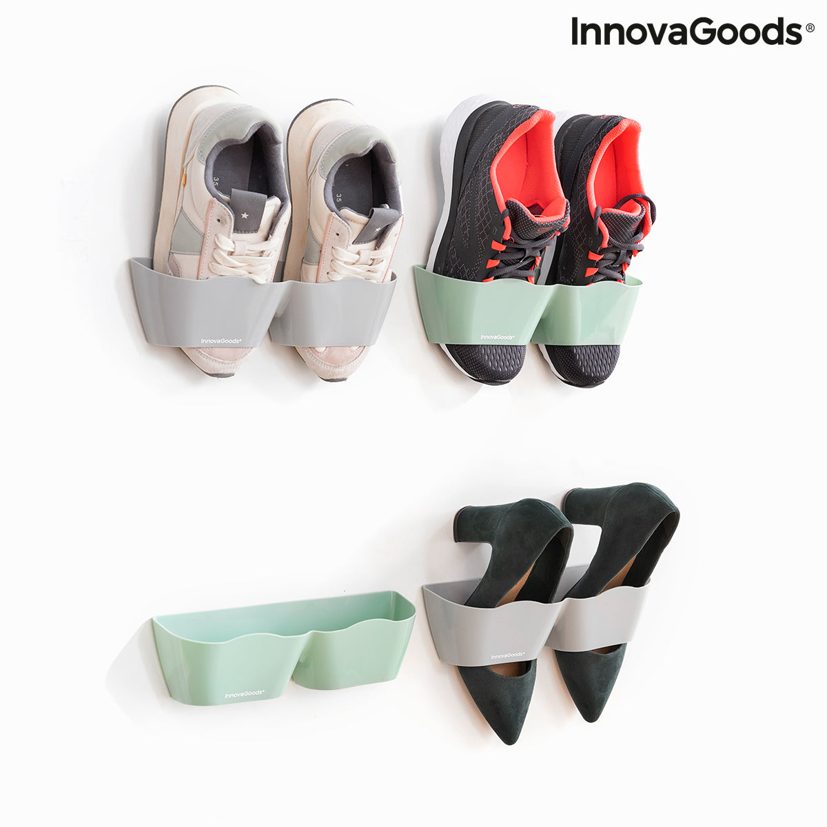 Adhesive Shoe Holders Shohold InnovaGoods Pack of 4 units - Yachtishop - Living the Dream