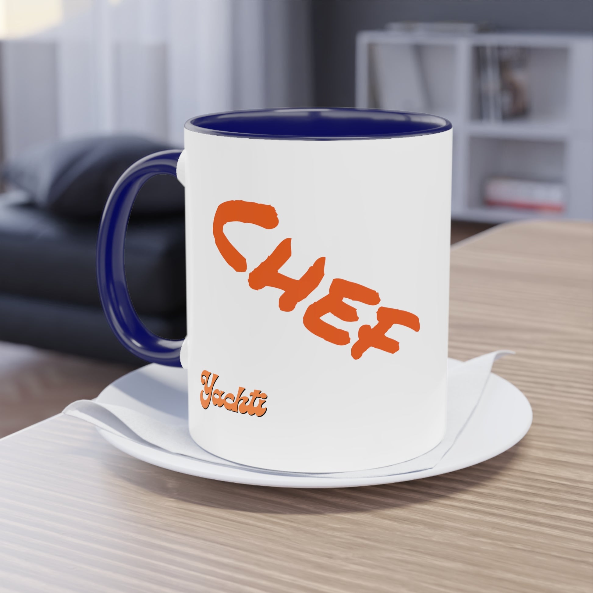 Chef Two-Tone Coffee Mug, 11oz - Yachtishop - Living the Dream