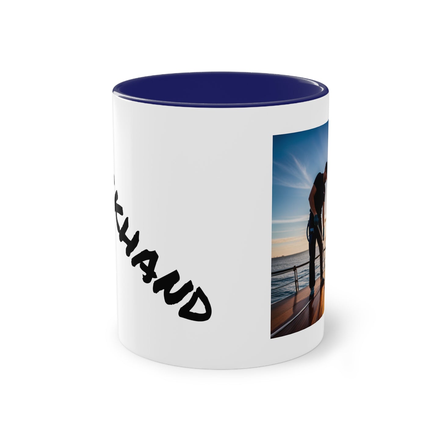 Deckhand Two-Tone Coffee Mug, 11oz - Yachtishop - Living the Dream