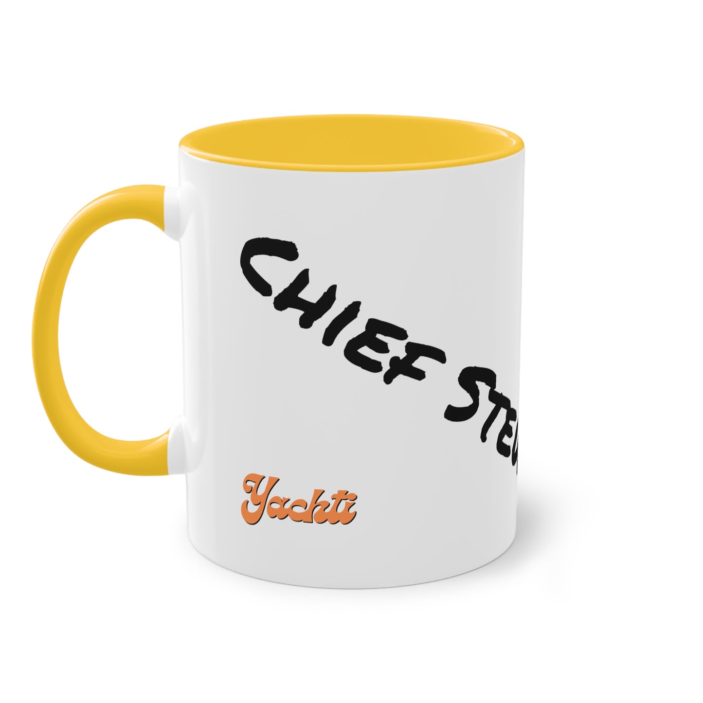 Chief StewTwo-Tone Coffee Mug, 11oz - Yachtishop - Living the Dream