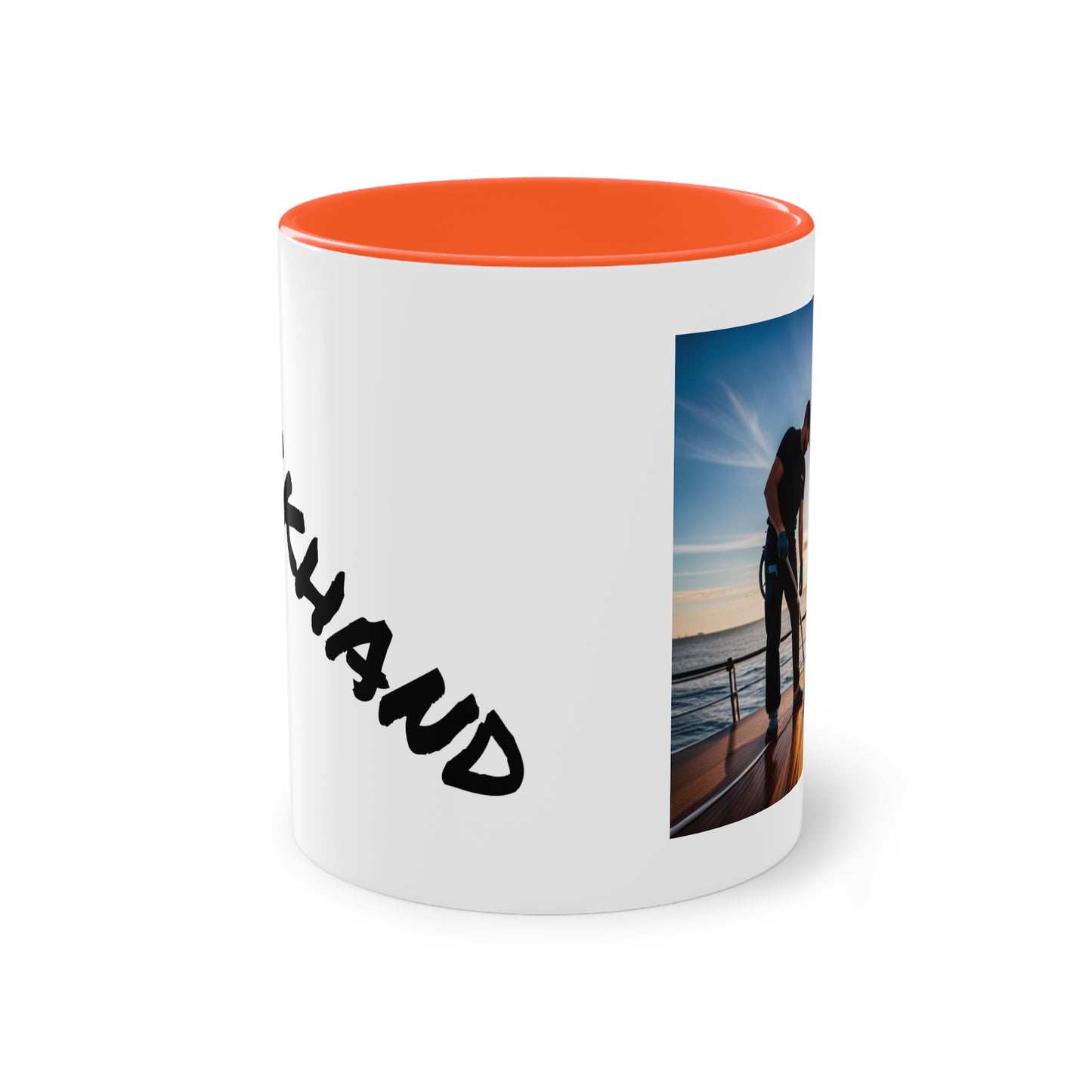 Deckhand Two-Tone Coffee Mug, 11oz - Yachtishop - Living the Dream