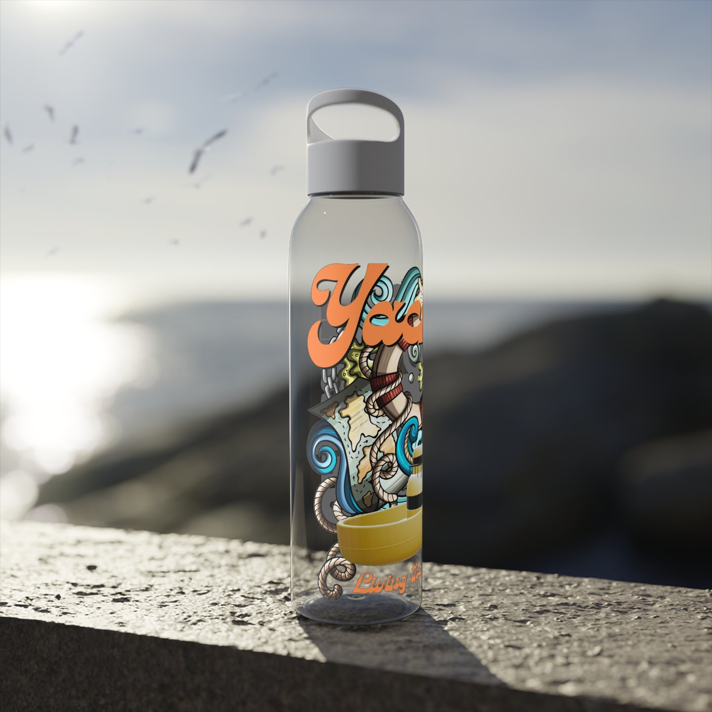 Captain Sky Water Bottle - Yachtishop - Living the Dream