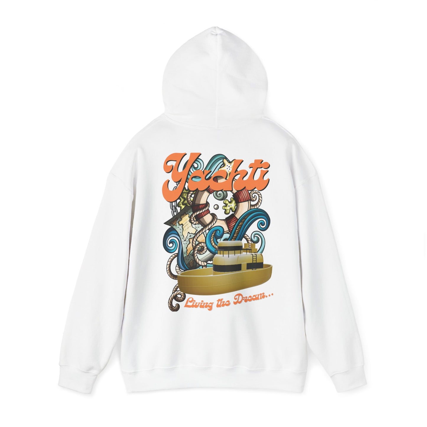 Unisex Heavy Blend™ Hooded Sweatshirt - Yachtishop - Living the Dream