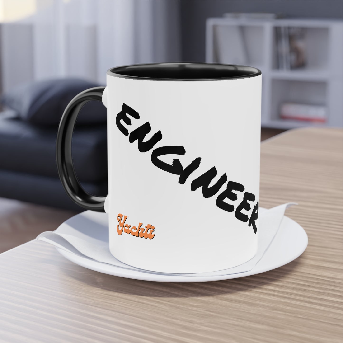 EngineerTwo-Tone Coffee Mug, 11oz - Yachtishop - Living the Dream