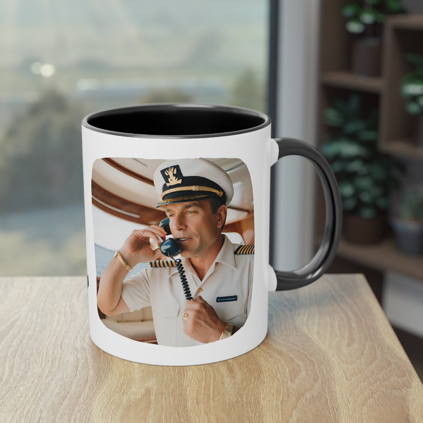 Captain Two-Tone Coffee Mug, 11oz - Yachtishop - Living the Dream