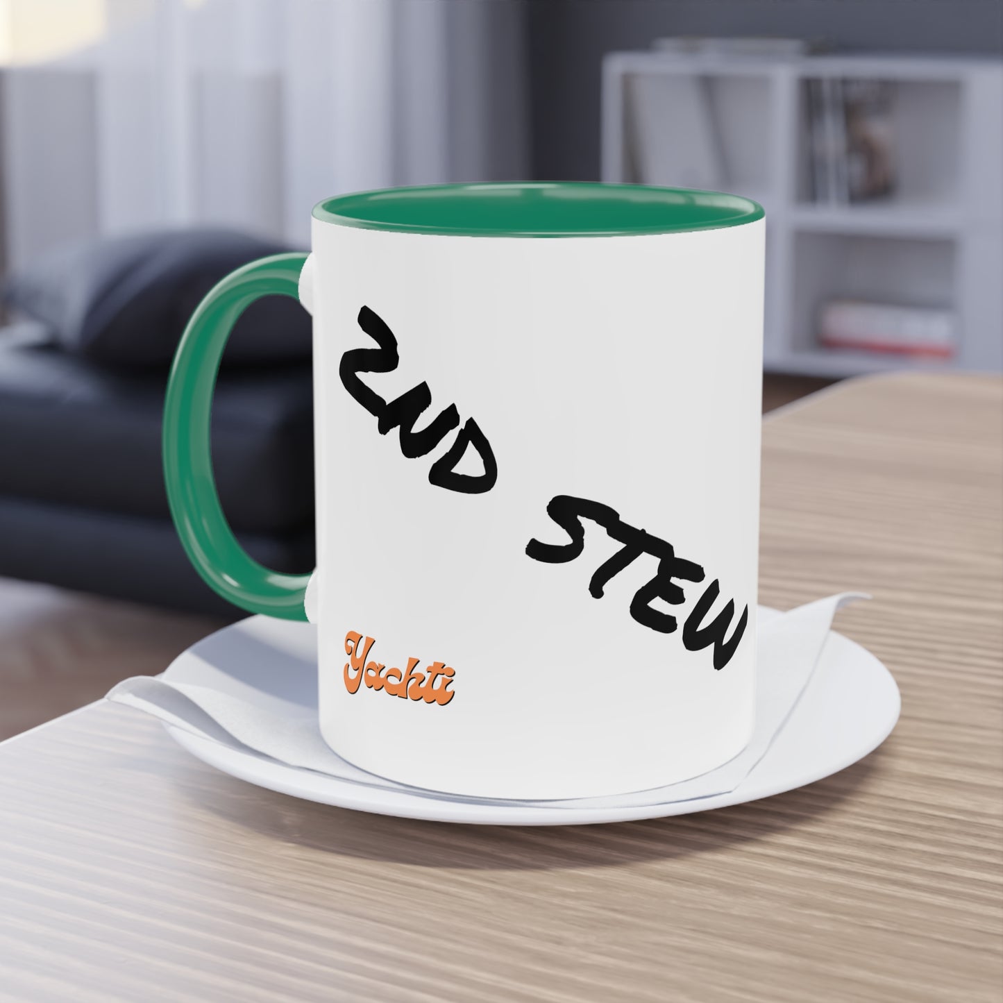 2nd Stew Two-Tone Coffee Mug, 11oz - Yachtishop - Living the Dream