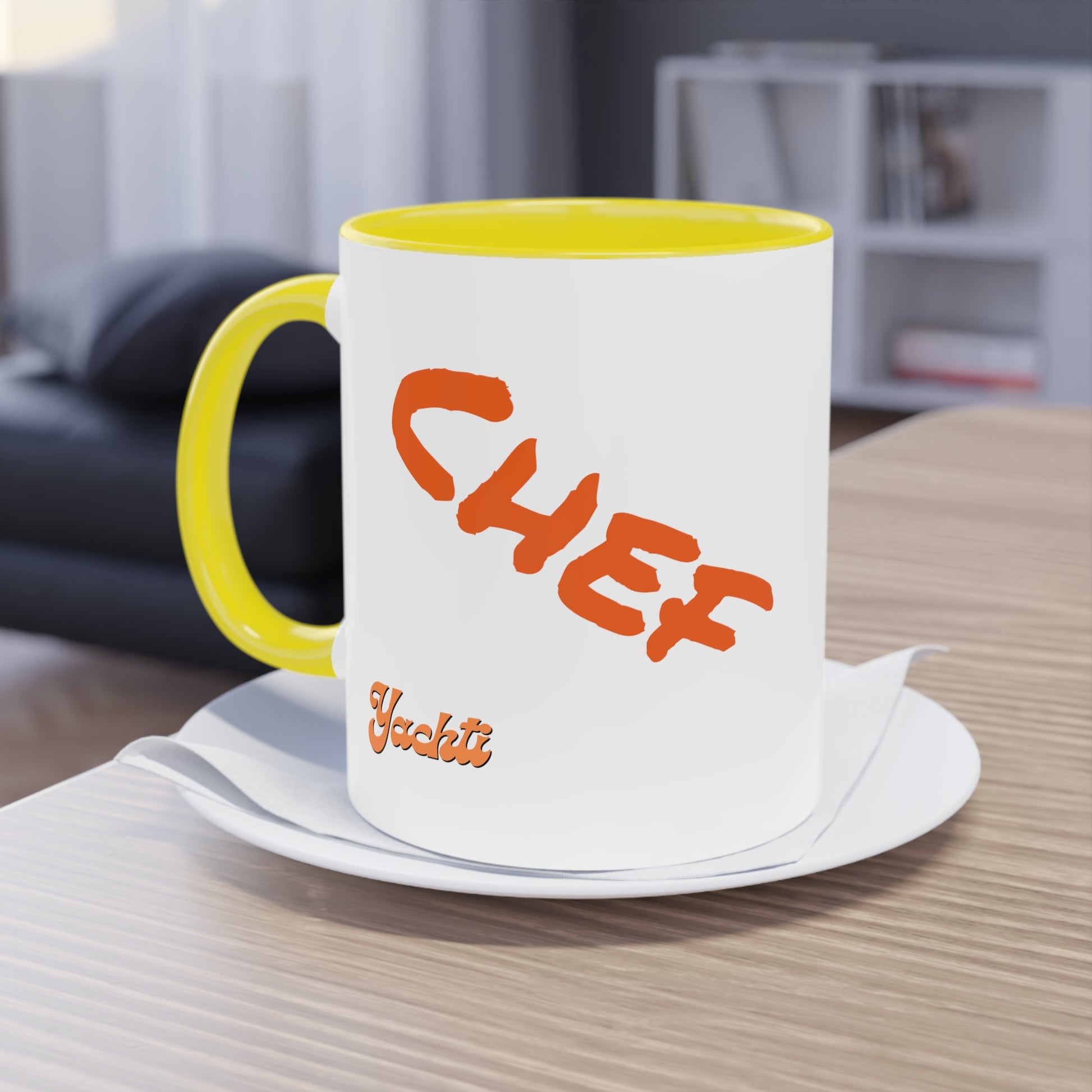 Chef Two-Tone Coffee Mug, 11oz - Yachtishop - Living the Dream