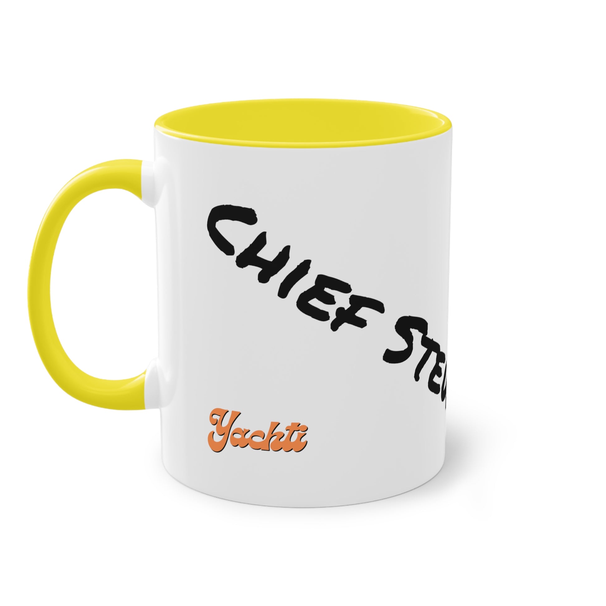 Chief StewTwo-Tone Coffee Mug, 11oz - Yachtishop - Living the Dream