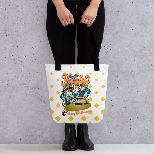 Tote bag Yellow - Yachtishop - Living the Dream