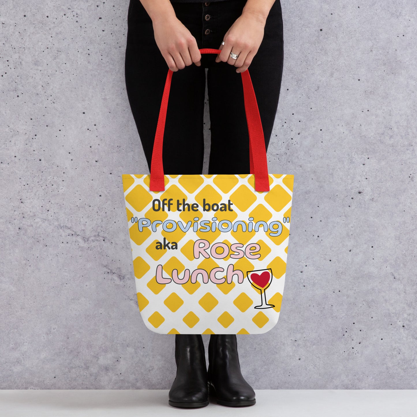 Tote bag Yellow - Yachtishop - Living the Dream