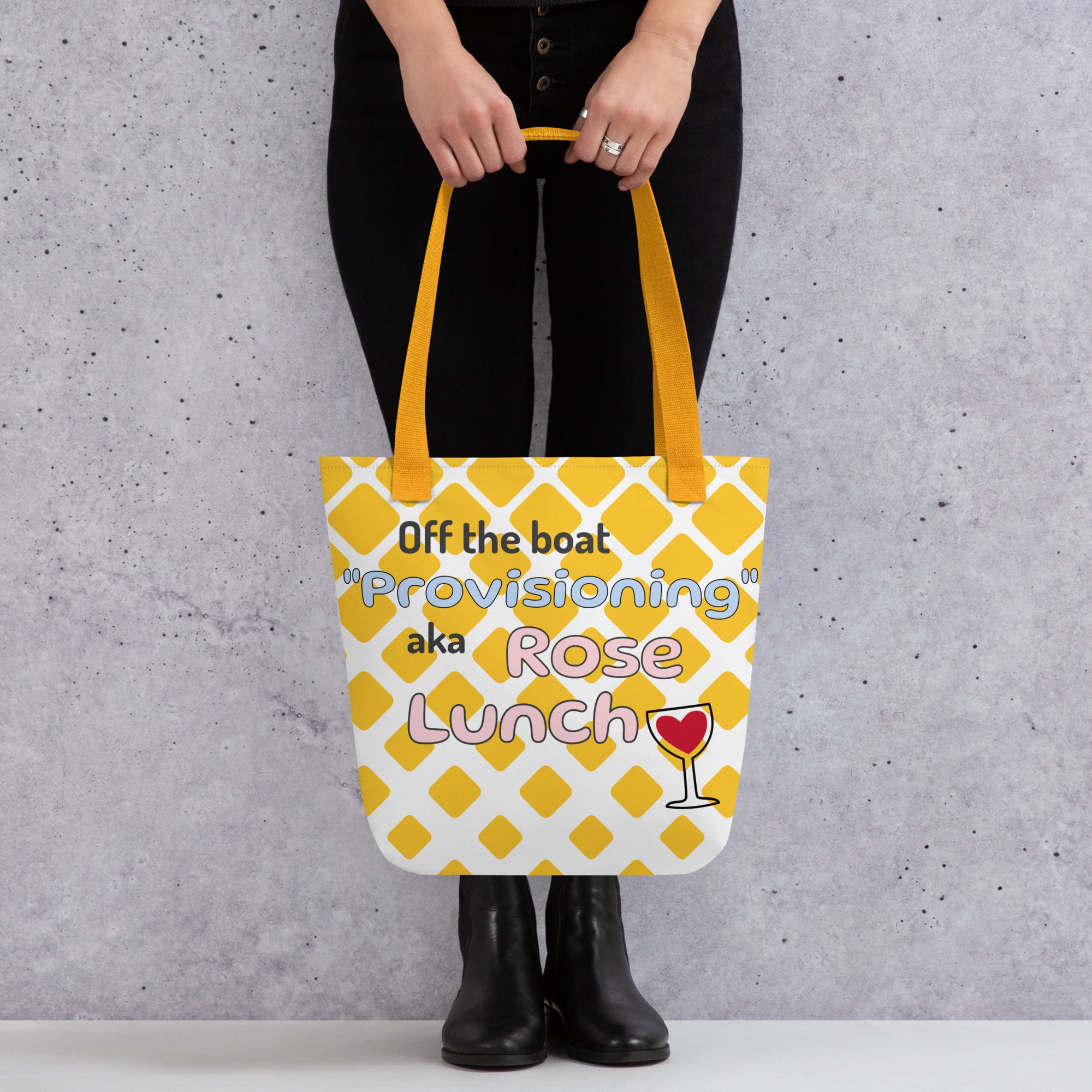 Tote bag Yellow - Yachtishop - Living the Dream