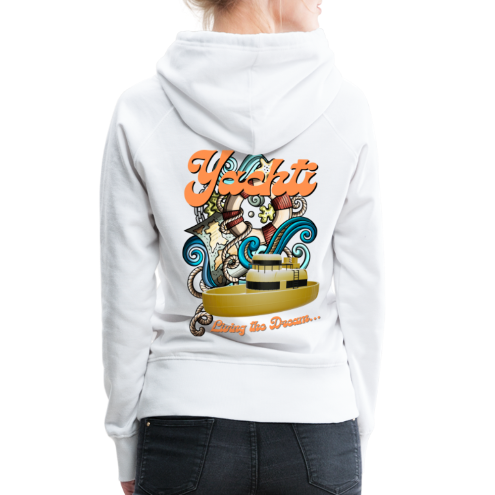 Yachti Palma LTD Women’s Premium Hoodie - white