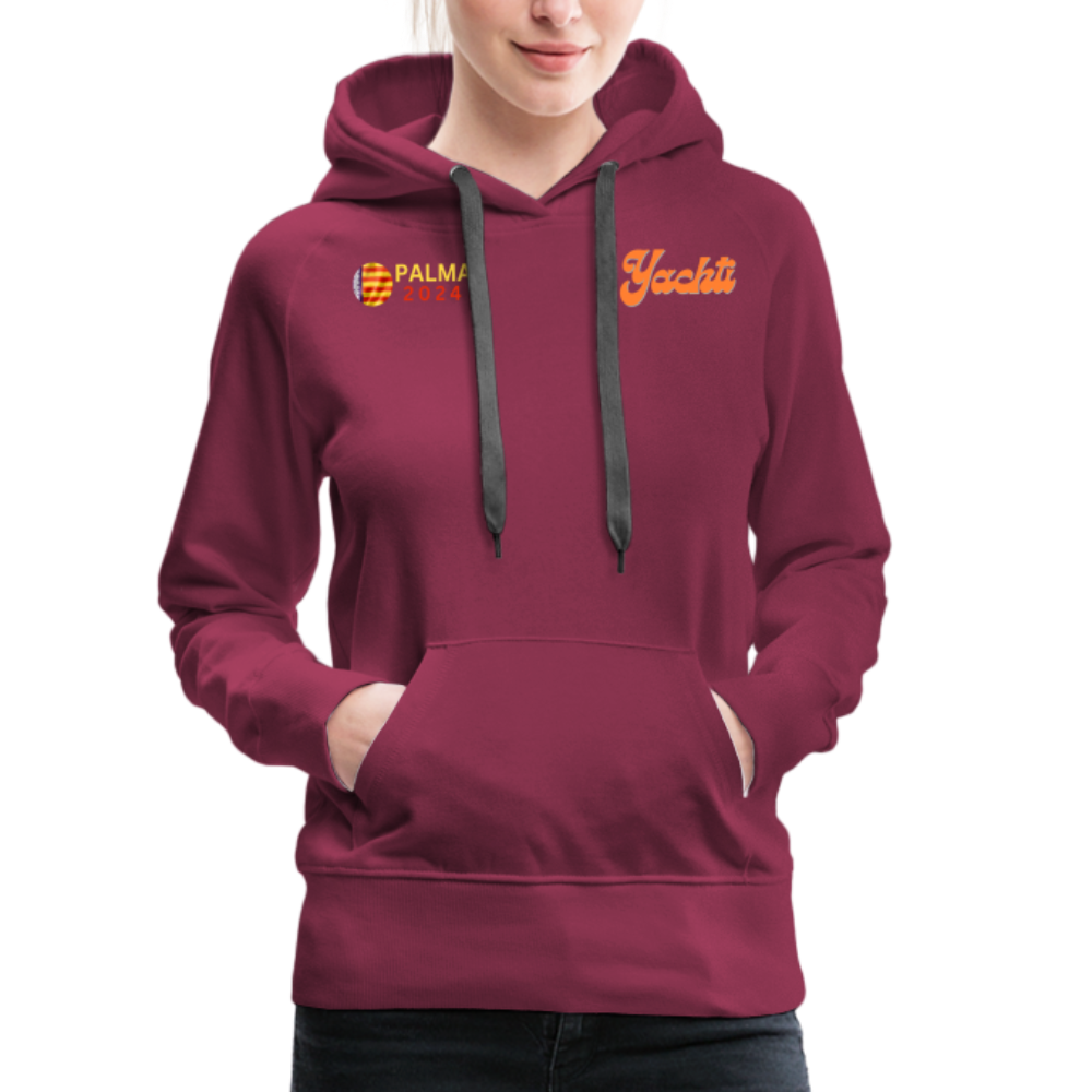 Yachti Palma LTD Women’s Premium Hoodie - bordeaux