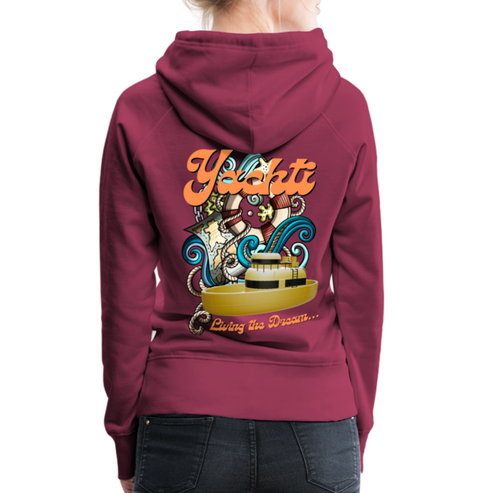 Yachti Palma LTD Women’s Premium Hoodie - bordeaux