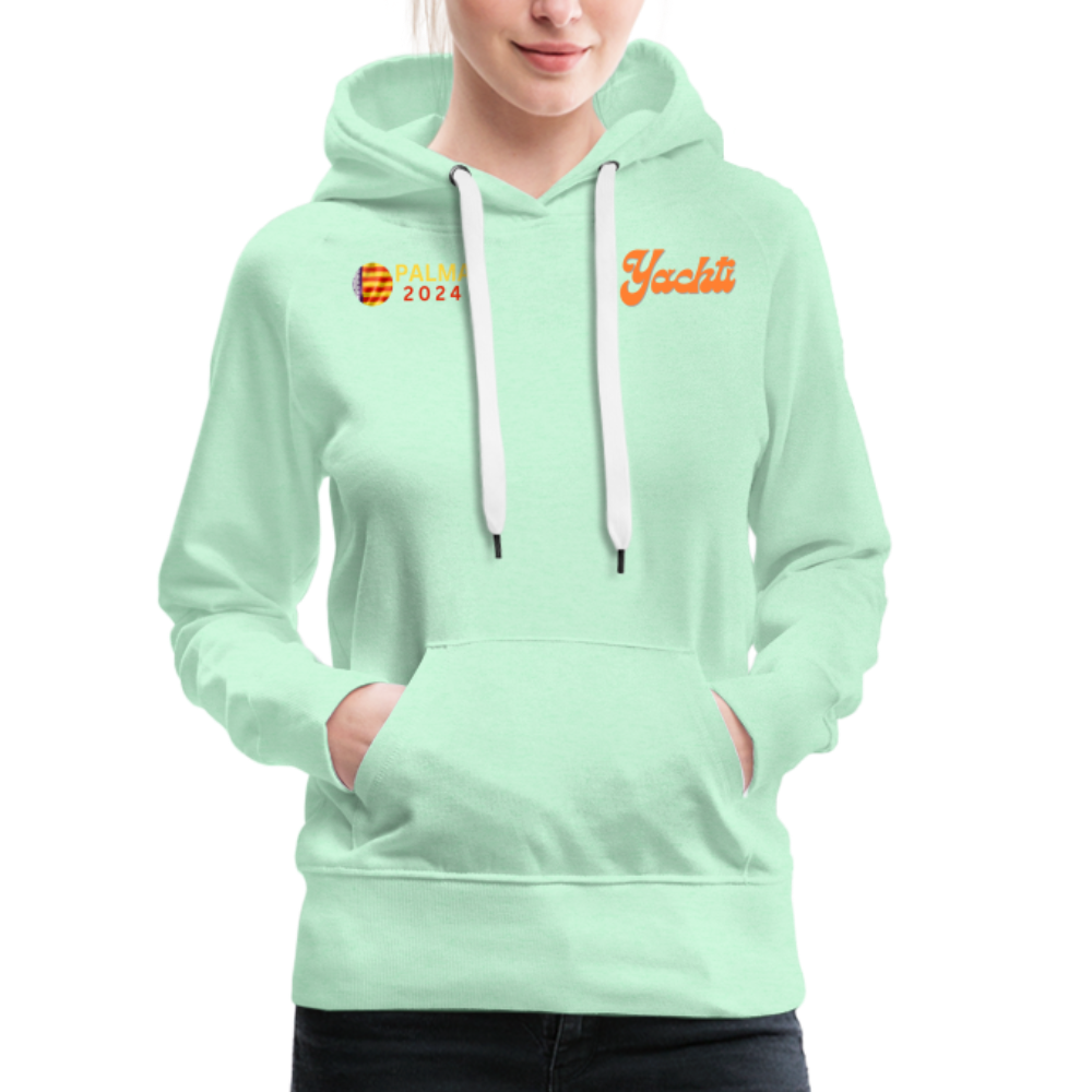 Yachti Palma LTD Women’s Premium Hoodie - light mint