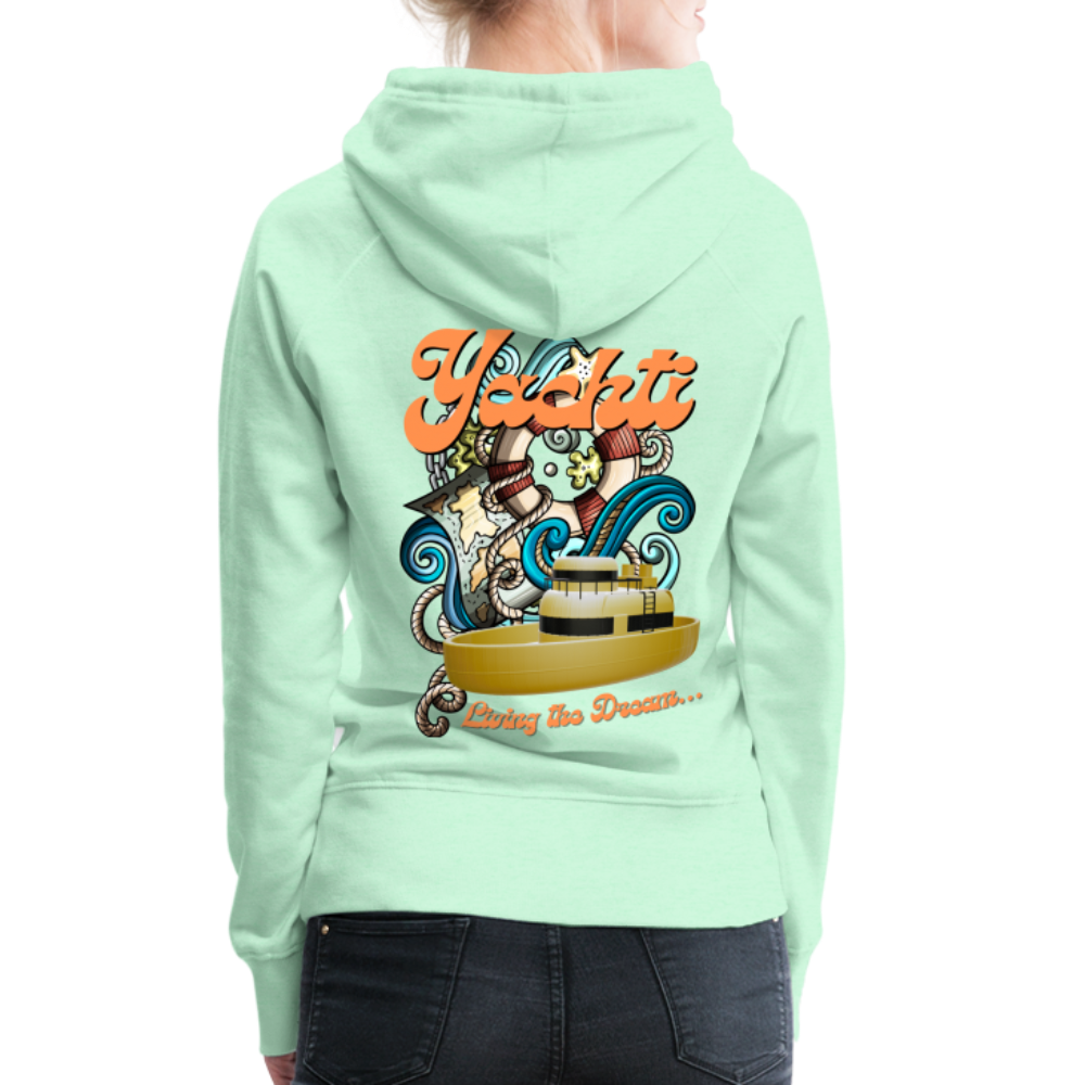 Yachti Palma LTD Women’s Premium Hoodie - light mint