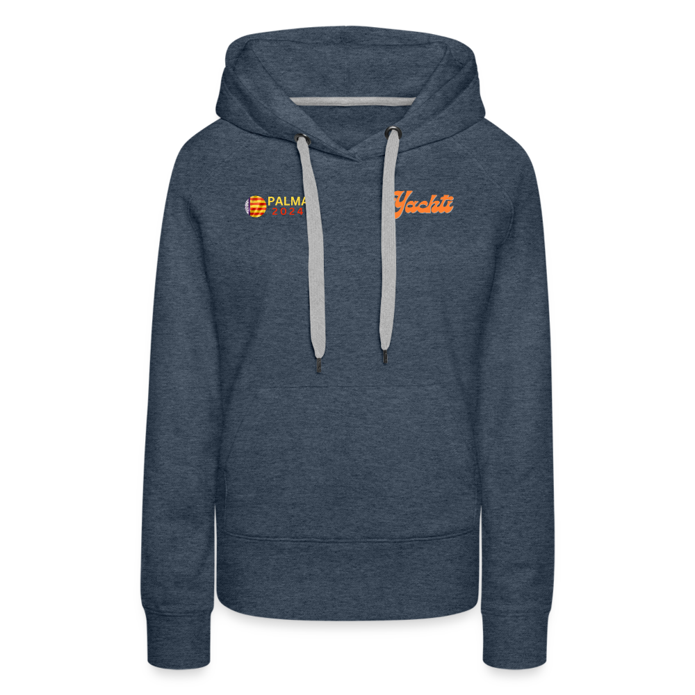 Yachti Palma LTD Women’s Premium Hoodie - heather denim