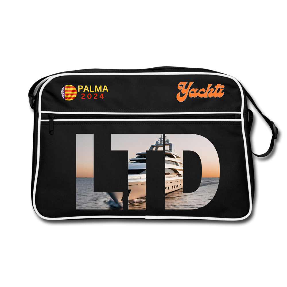 Palma Yachti LTD Retro Bag - black/white