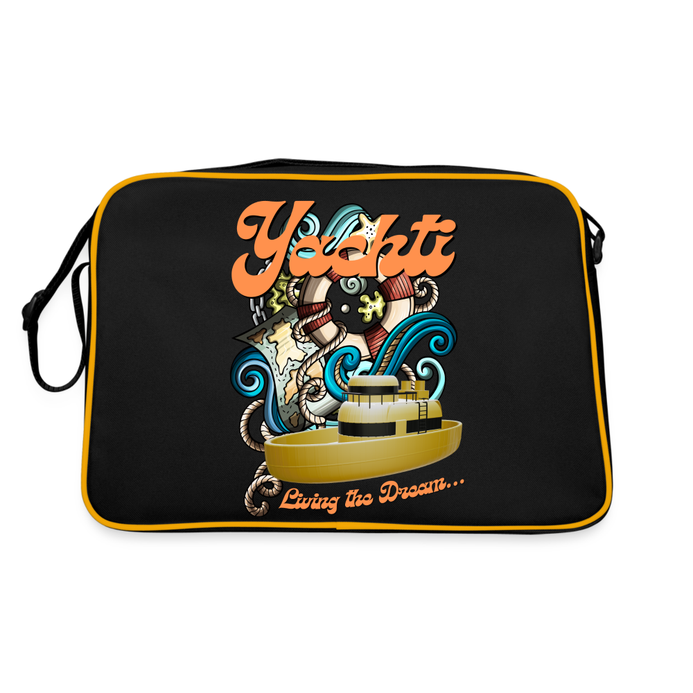 Palma Yachti LTD Retro Bag - black/gold