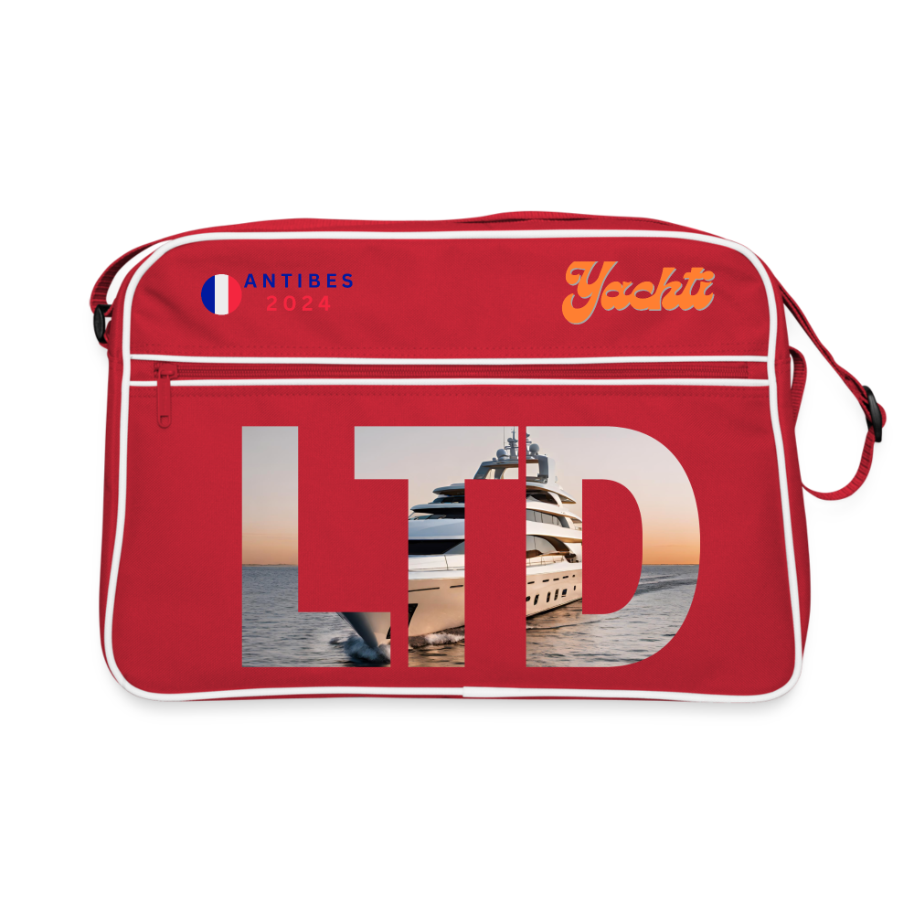 Antibes Yachti Retro Bag - red/white