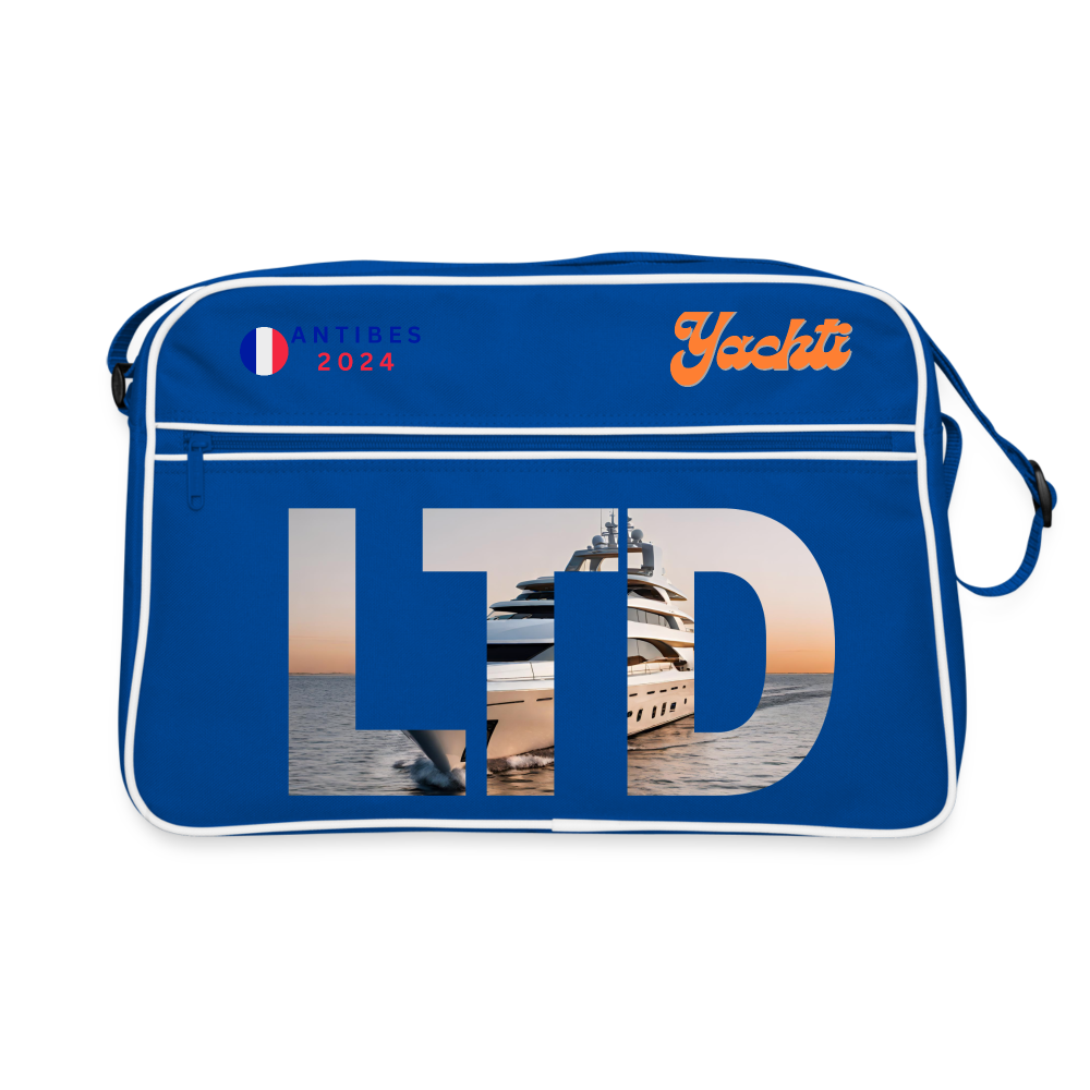 Antibes Yachti Retro Bag - blue/white