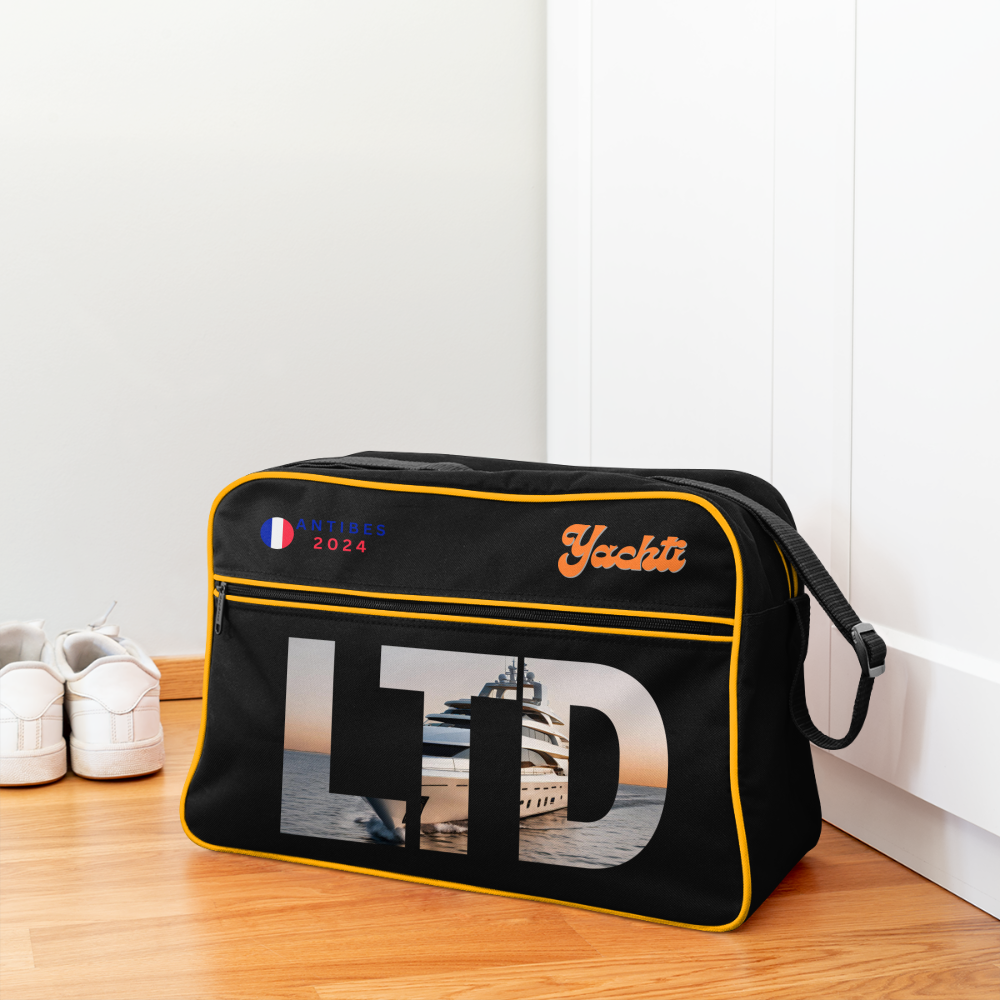 Antibes Yachti Retro Bag - black/gold