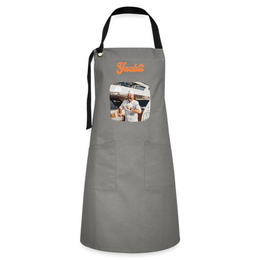 Yachti Chef Artisan Apron - grey/black