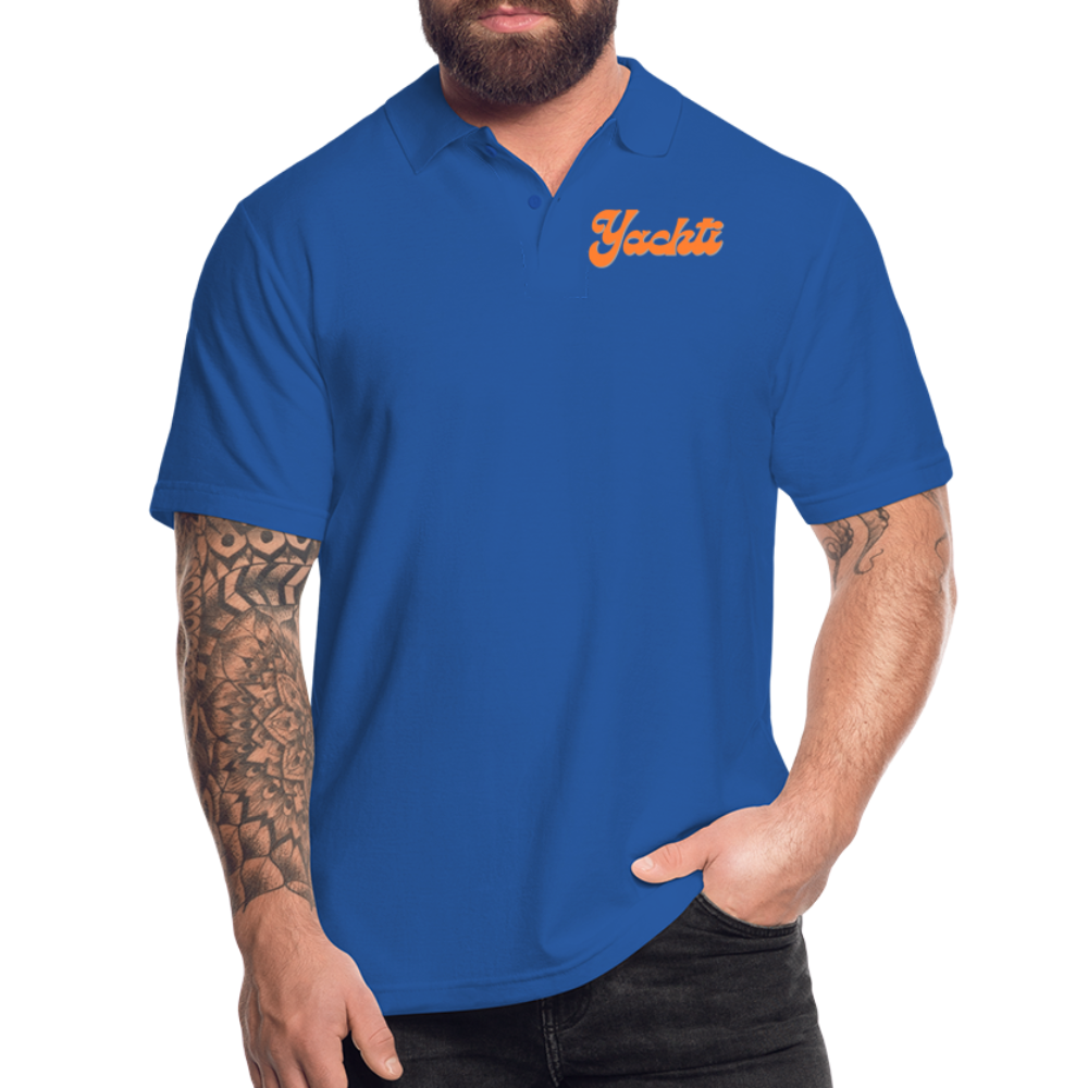 Yachti Value Customisable Men's Polo Shirt - royal blue