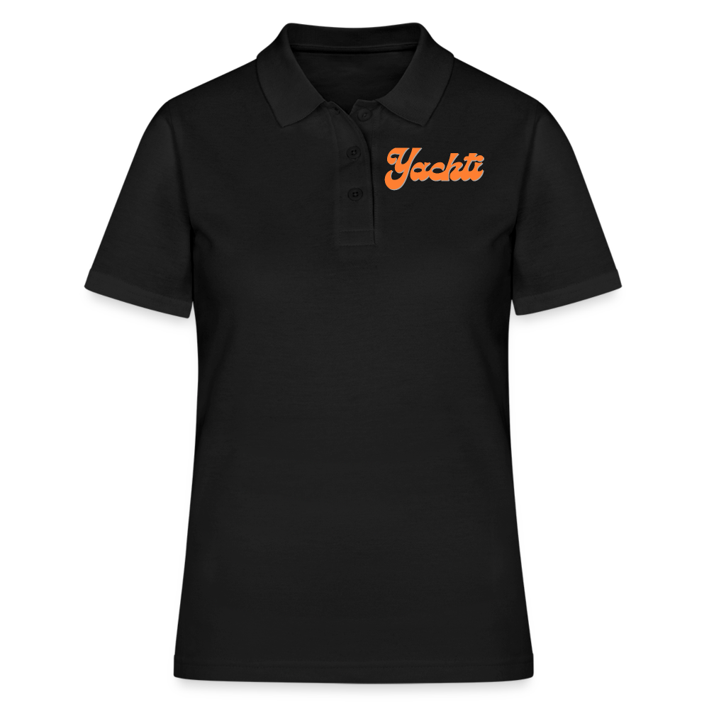 Yachti Value Customisable Women's Polo Shirt - black