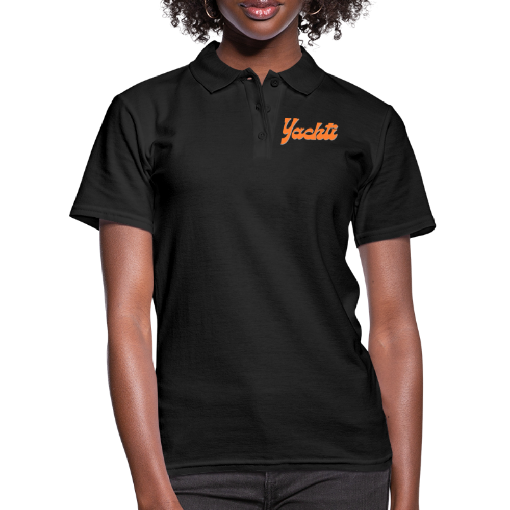 Yachti Value Customisable Women's Polo Shirt - black