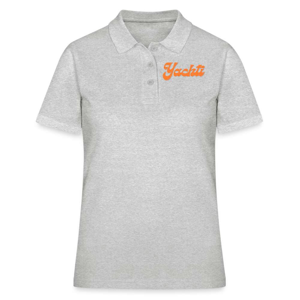 Yachti Value Customisable Women's Polo Shirt - heather grey