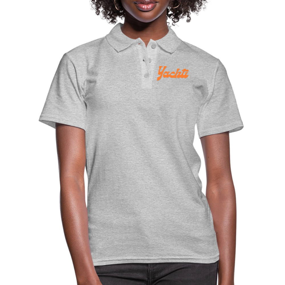 Yachti Value Customisable Women's Polo Shirt - heather grey