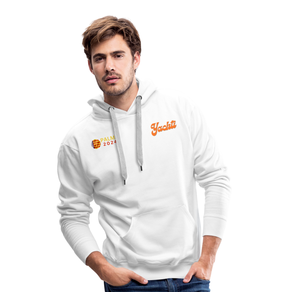 Yachti Palma Men’s Graffiti Hoodie - white