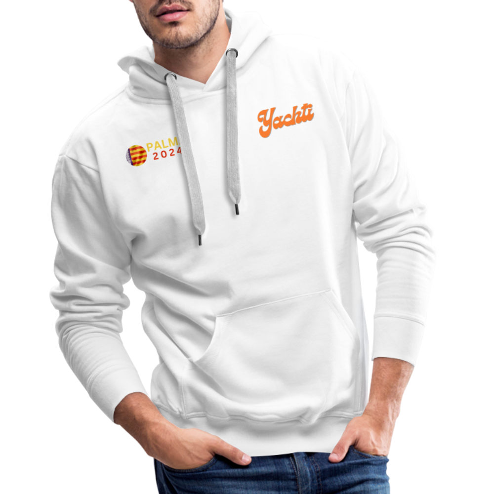 Yachti Palma Men’s Graffiti Hoodie - white