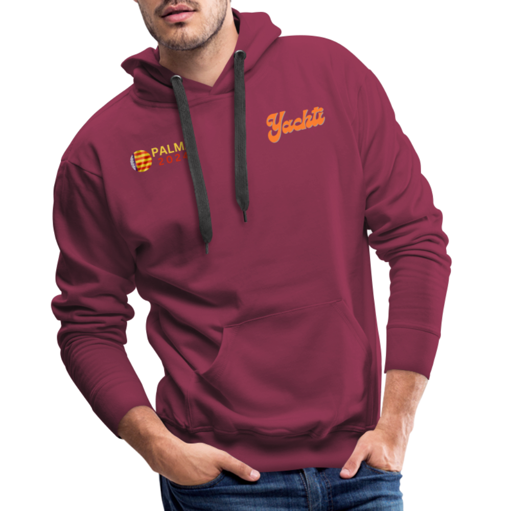 Yachti Palma Men’s Graffiti Hoodie - bordeaux