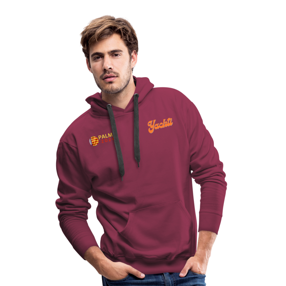 Yachti Palma Men’s Graffiti Hoodie - bordeaux